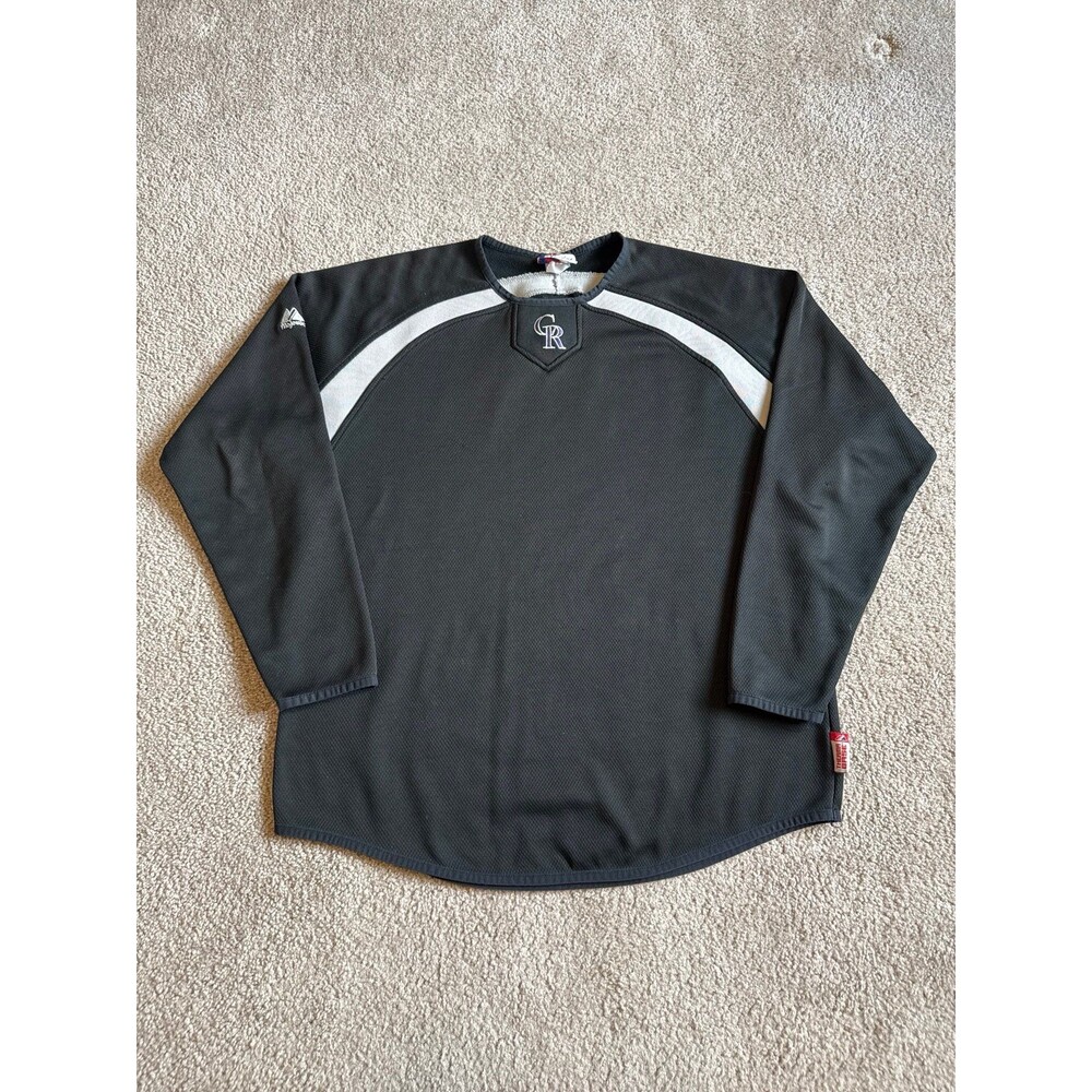 Colorado Rockies Majestic Men’s Baseball Pullover Size Large